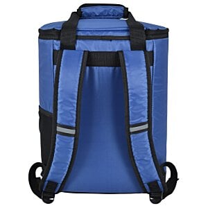 Additional Image 3 - a blue backpack with black straps