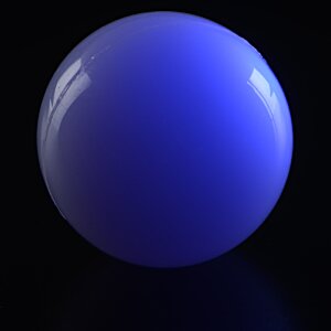 Additional Image 6 - a blue ball on a black background