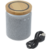 View Image 6 of 9 of Ultra Sound Speaker with Bamboo Wireless Charger