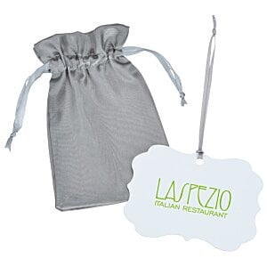 Additional Image 1 - a grey bag with a white tag