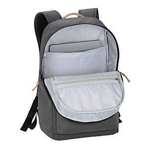 Additional Image 2 - a grey backpack with a white pocket