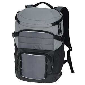 Additional Image 4 - a grey backpack with black straps