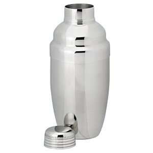 Additional Image 1 - a silver shaker with a cap