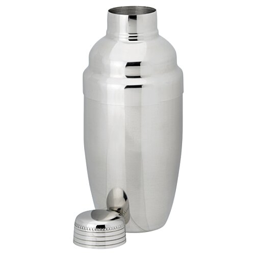 Additional Image 1 - a silver shaker with a cap