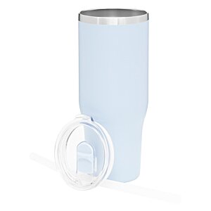 Additional Image 1 - a white and grey tumbler