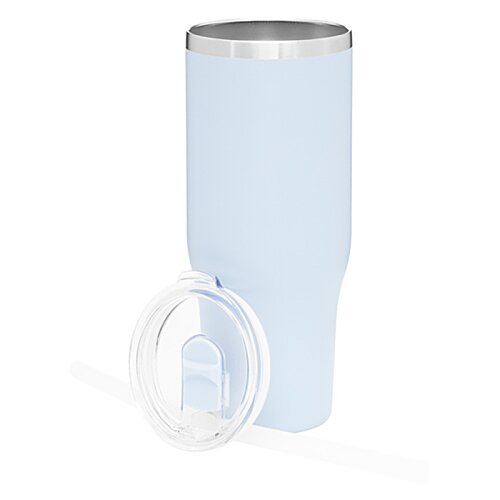 Additional Image 1 - a white and grey tumbler