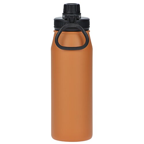 Additional Image 1 - a brown water bottle with a black handle