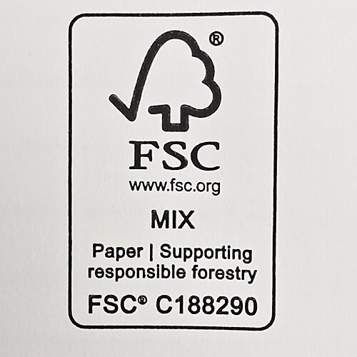 Additional Image 5 - a black and white label with a tree and arrow