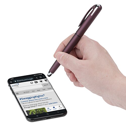 Additional Image 4 - a hand holding a pen and a cell phone