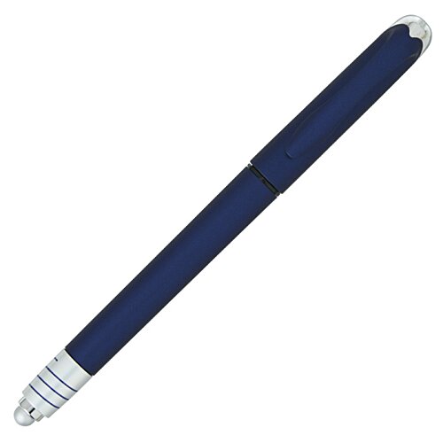Additional Image 2 - a blue pen with a white cap