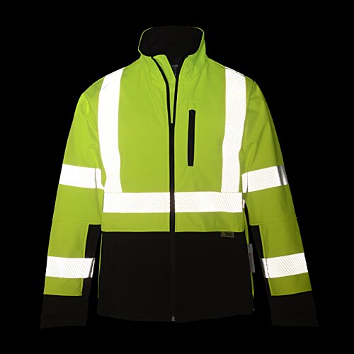 Additional Image 2 - a green jacket with white stripes