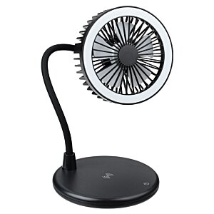 Additional Image 6 - a small black desk fan