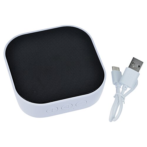 Additional Image 3 - a black square box with a white usb cable