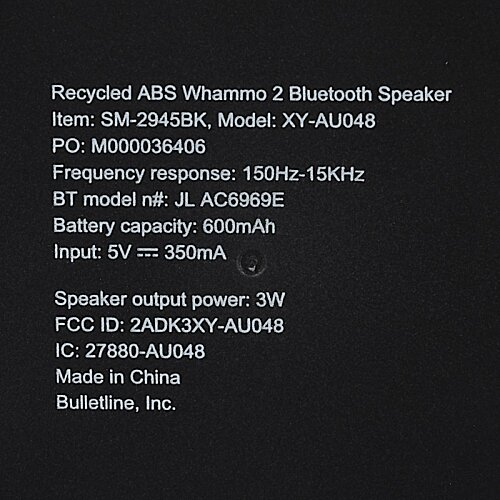 Additional Image 5 - a black screen with white text