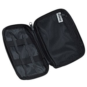 Additional Image 2 - a black case with zipper