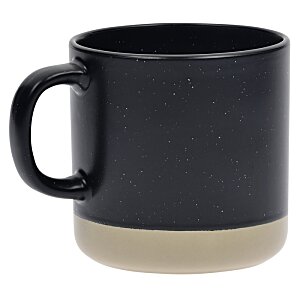Additional Image 1 - a black and tan coffee mug