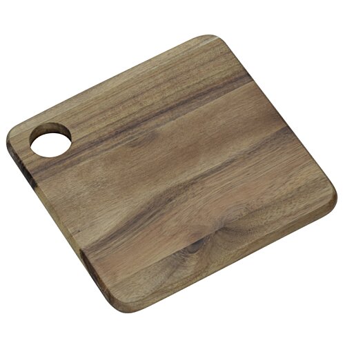 Additional Image 1 - a wooden cutting board with a hole