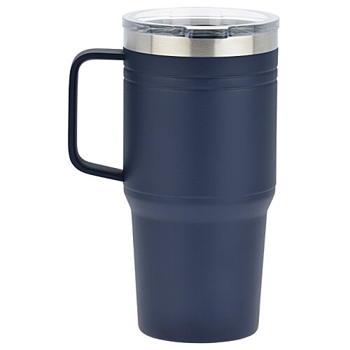 Additional Image 1 - a blue and silver mug