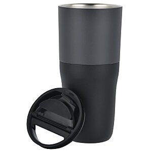 Additional Image 4 - a black and grey tumbler