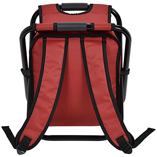 Additional Image 5 - a red backpack with black straps