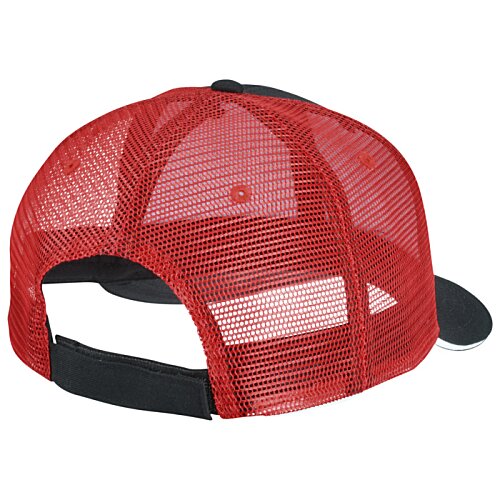Additional Image 1 - a red hat with a black band
