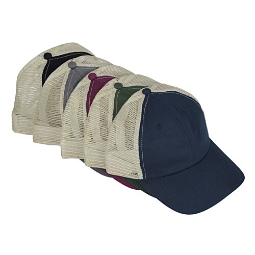 Cotton Twill Soft Mesh Back Cap Image 2 of 2