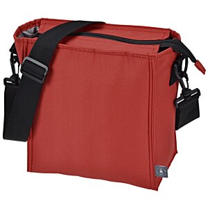 Additional Image 2 - a red bag with a black strap
