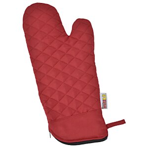 Additional Image 1 - a red oven glove on a white background
