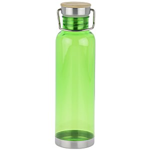 Additional Image 3 - a green water bottle with a silver lid