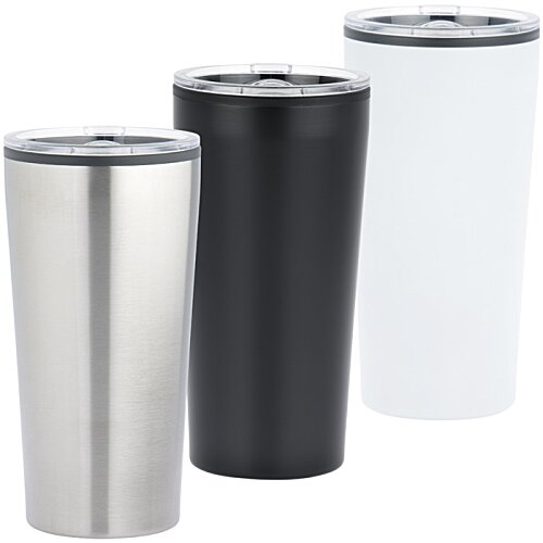 Additional Image 2 - a group of stainless steel tumblers