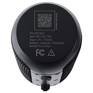 Additional Image 6 - a black round object with a button