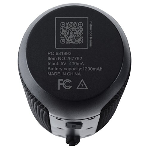 Additional Image 6 - a black round object with a button