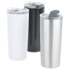 a group of silver and black containers