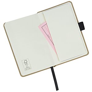 Additional Image 2 - a white notebook with a pink strip