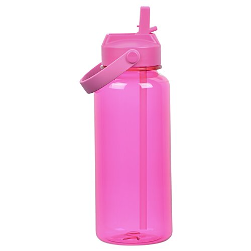 Additional Image 2 - a pink plastic water bottle