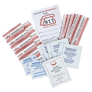 Additional Image 2 - a group of paper with red and blue text