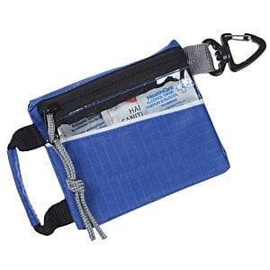 Additional Image 3 - a blue and black plastic bag with a black handle