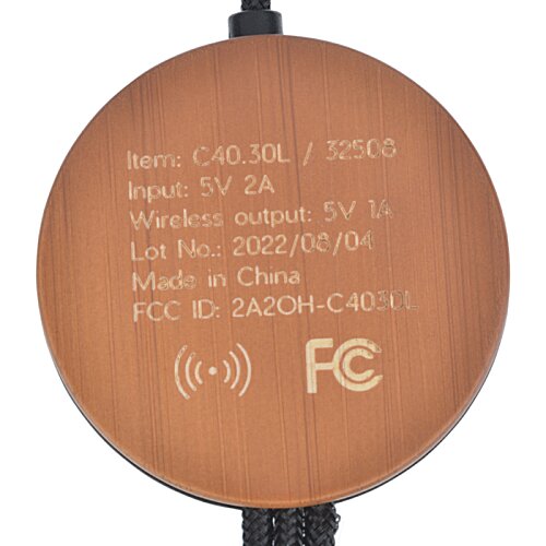 Additional Image 5 - a circular object with text on it