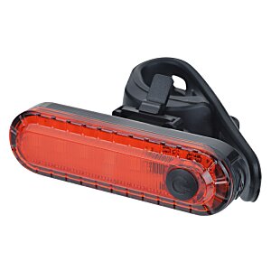 Additional Image 1 - a red bicycle light with a black strap