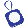 Additional Image 2 - a blue and white square with a white circle on it