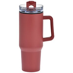 Additional Image 3 - a red plastic cup with a handle