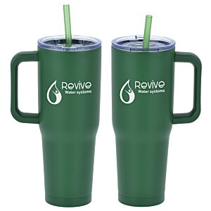 Additional Image 1 - a couple of green cups with straws
