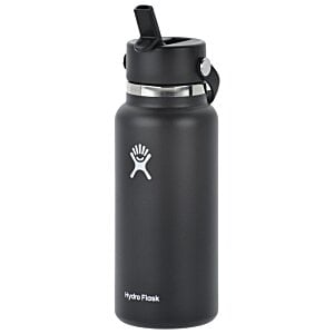 Additional Image 2 - a black water bottle with a straw