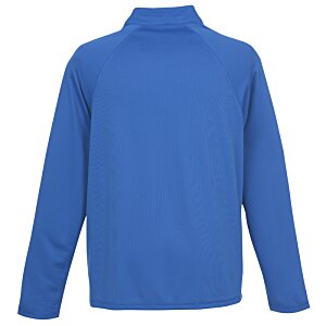 Additional Image 1 - a blue long sleeved shirt