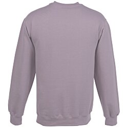 a back of a purple sweatshirt