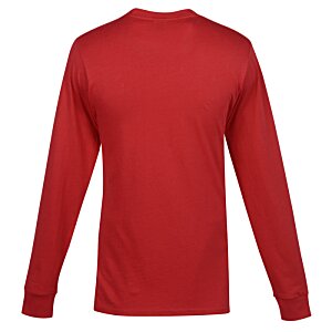Additional Image 1 - a red long sleeved shirt