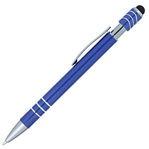 Additional Image 1 - a blue pen with silver cap