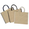 a group of brown bags