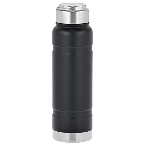 Additional Image 2 - a black and silver thermos