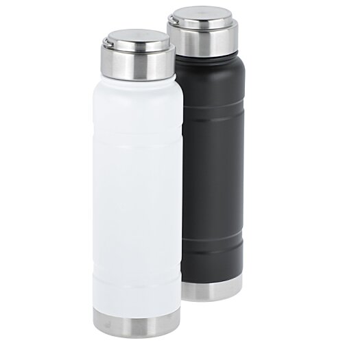 Additional Image 5 - a white and black water bottle